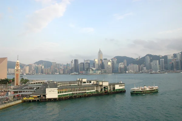 在香港的维多利亚港口 — 图库照片
