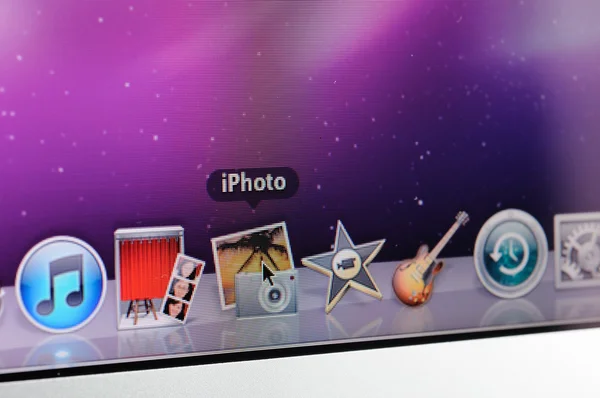 Mac os iphoto ikona — Zdjęcie stockowe