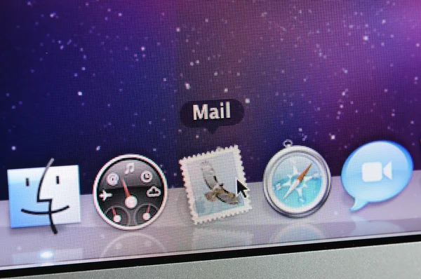 Mac os 的邮件图标 — 图库照片