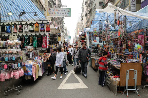 stock image Ladies' Street in Hong Kong