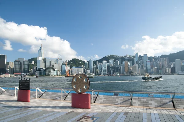Аллея звезд в Гонконге Стоковое Изображение