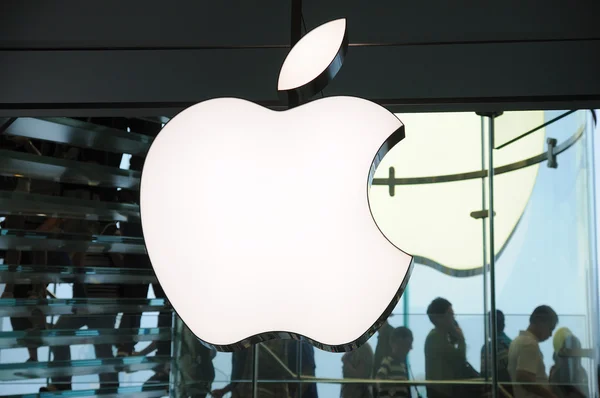 Apple inc-logotypen Stockbild