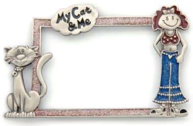 My Cat & Me photo frame clipart