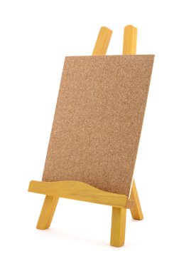 corkboard ahşap standlı