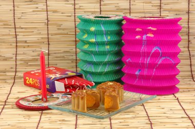 Mid-autumn festival: mooncake clipart