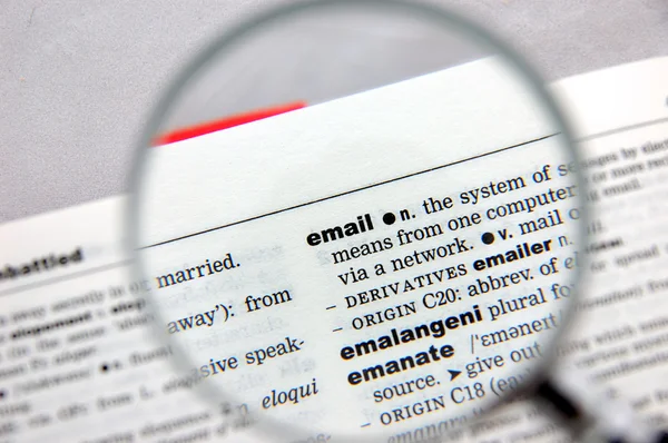 Definition of email — Stock Photo, Image