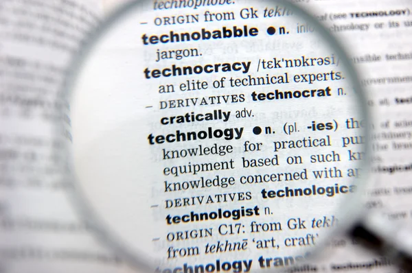 Definición de tecnología —  Fotos de Stock