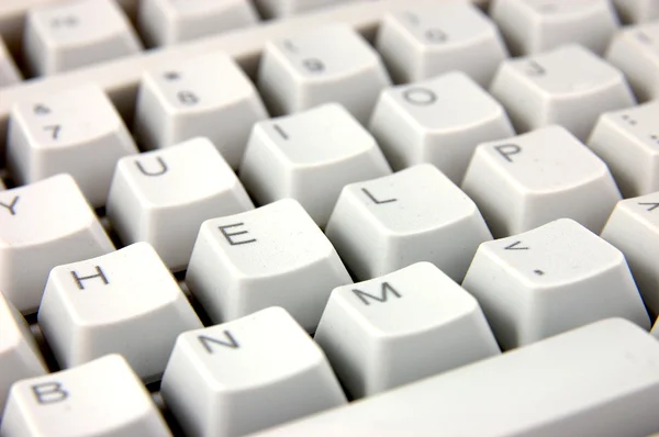 AYUDA de texto en el teclado — Foto de Stock