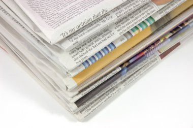 Gazete yığını