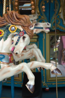 Close up of carousel horse clipart