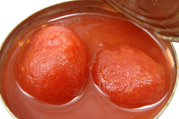 Primer plano de tomates pelados — Foto de Stock