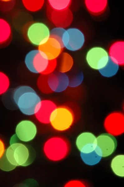 Luzes de Natal fundo embaçado — Fotografia de Stock