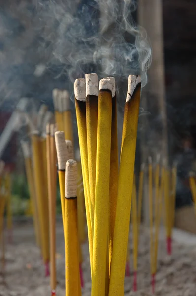 stock image Incense sticks in a chinese temple