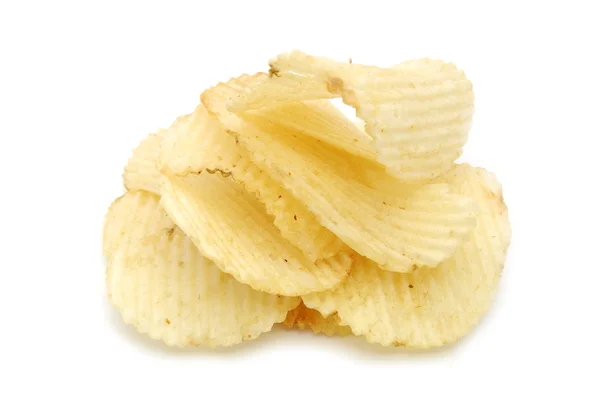 Pile of potato chips — Stock Photo, Image