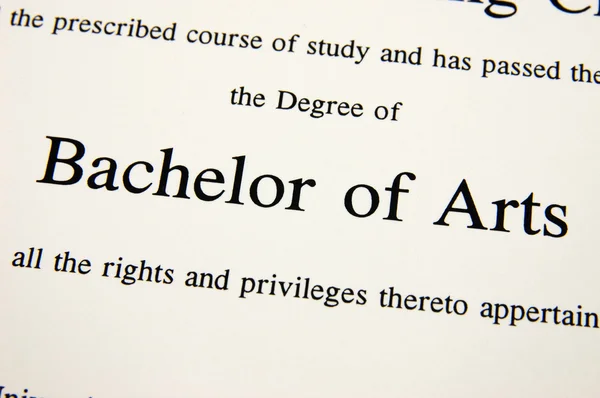 Bachelor of Arts degree