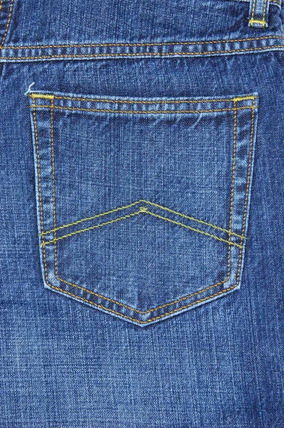 Bolso jeans azul — Fotografia de Stock