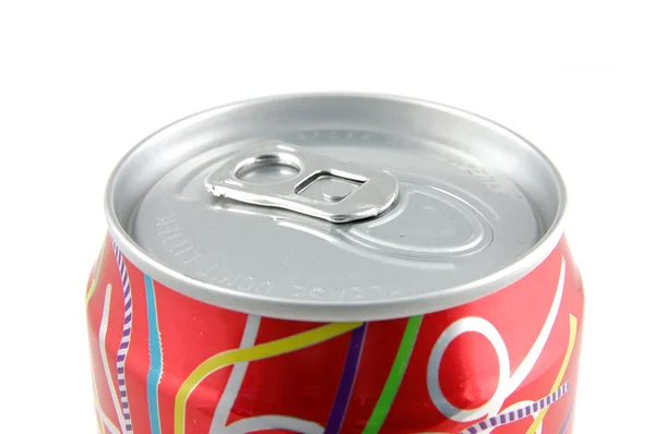 Red soda can top — Stock Photo, Image