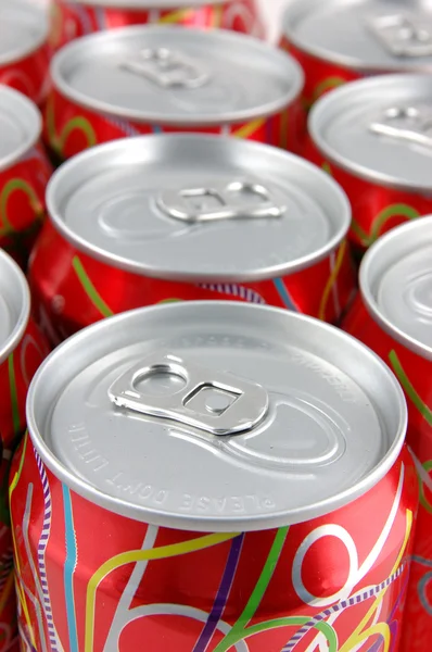 赤いソーダ缶 — ストック写真