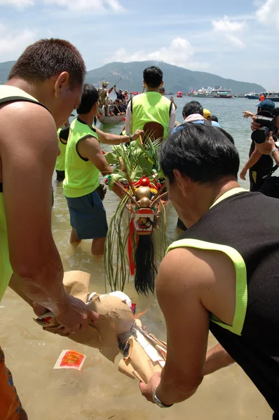 Ceremonie op dragon boat race — Stockfoto