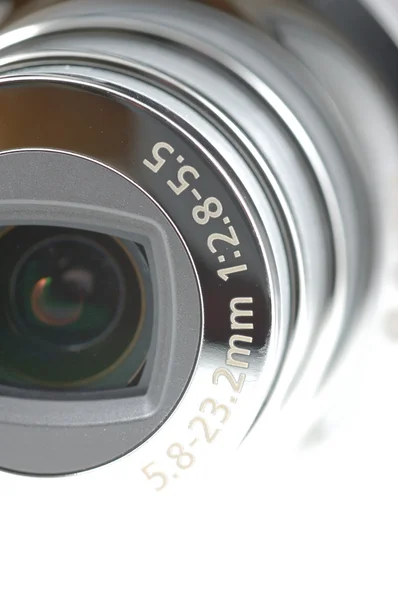 Compact digital camera lens — Stock Photo, Image