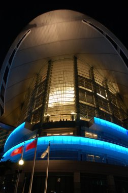 gece çekimi, hong kong Kongre ve Sergi Merkezi