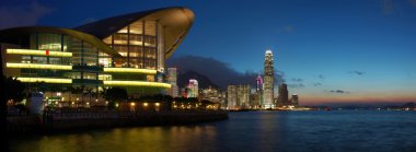 hong kong cityscape Panorama görüş