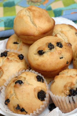 Decilious blueberry muffins