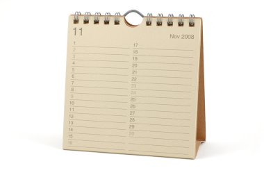 Calendar - November 2008