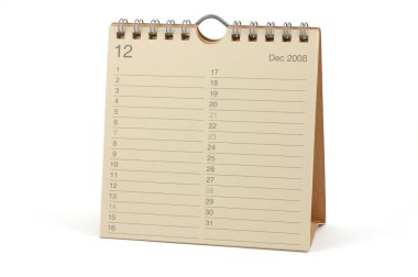 Calendar - December 2008