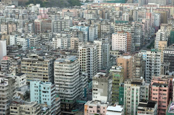 Vista de apartamentos embalados — Fotografia de Stock