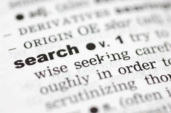 Definição de pesquisa — Fotografia de Stock