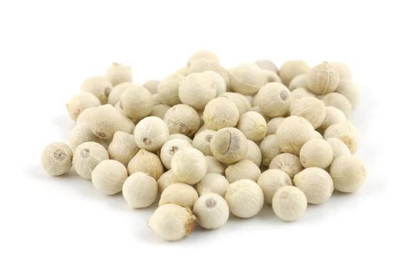 White peppercorns — Stock Photo, Image