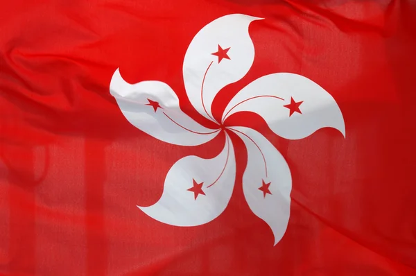 Флаг Гонконга — стоковое фото