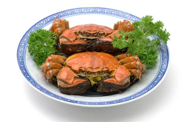 Gedämpfte Shanghai-Krabben — Stockfoto