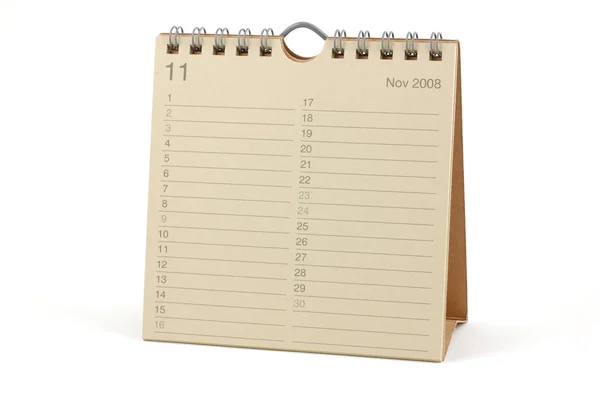 stock image Calendar - November 2008