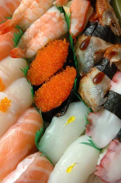 寿司盛り合わせプレート — ストック写真