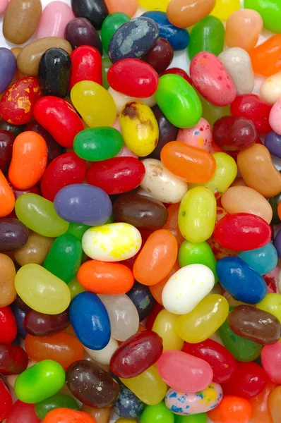 Multi color jelly beans — Stock Photo, Image