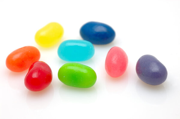 Colorful jelly beans