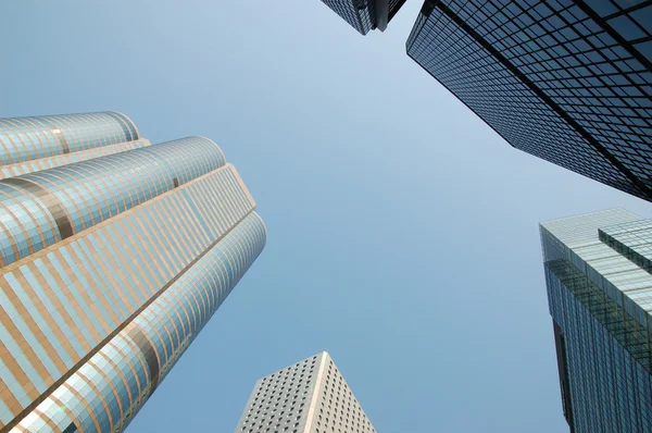 Офисные здания - Гонконг — стоковое фото