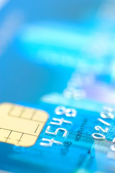 Zbliżenie karty kredytowej — Zdjęcie stockowe