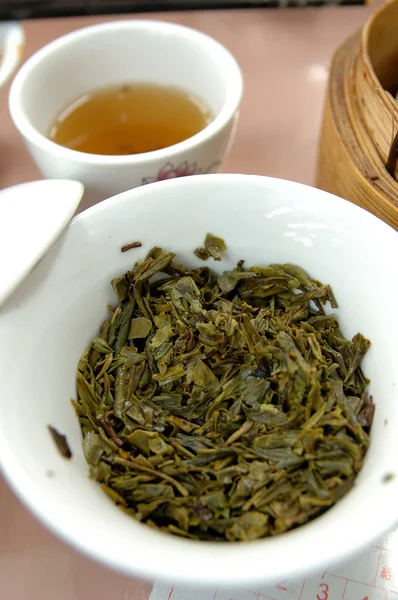 Chińska Zielona herbata — Zdjęcie stockowe