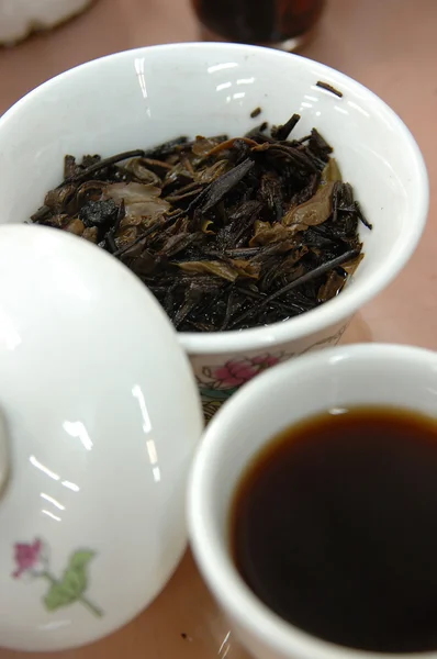 中国の黒茶 — ストック写真