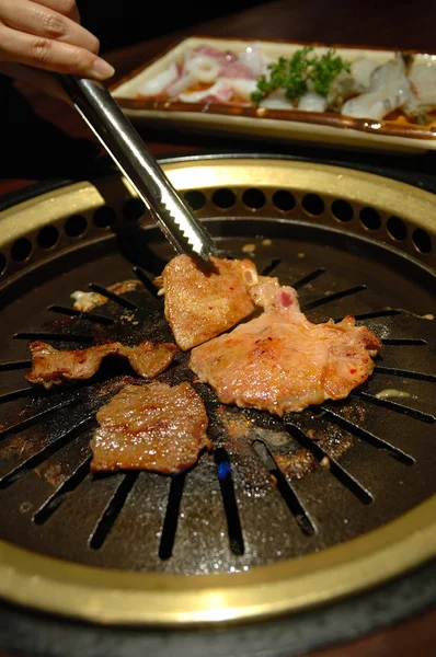Корейское барбекю — стоковое фото