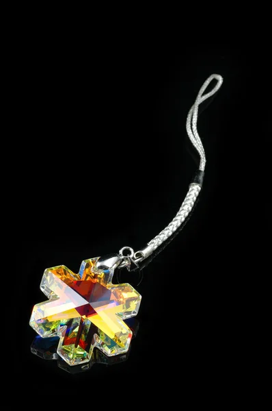 Crystal jóias floco de neve — Fotografia de Stock