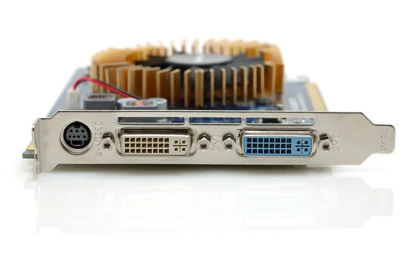 Computer video card output ports — Stock Photo, Image