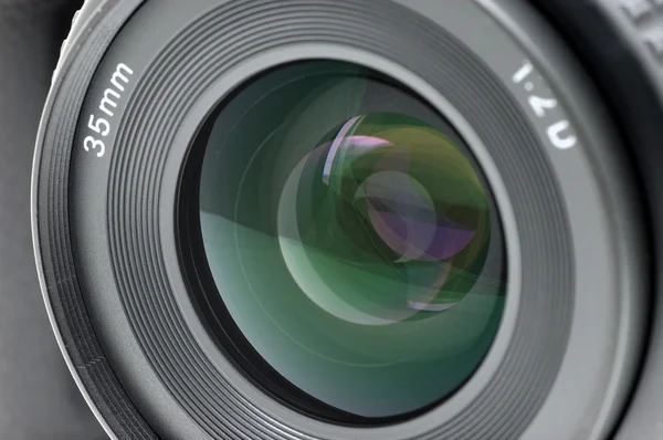 Closeup of camera lens — Stock Photo, Image