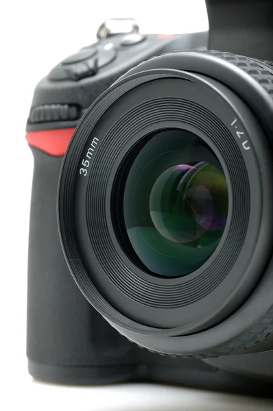 Крупним планом цифрову камеру SLR — стокове фото