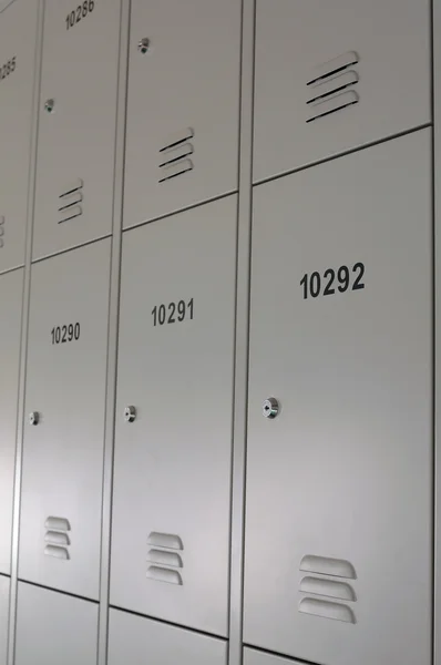 Wall of lockers — Stock Photo, Image