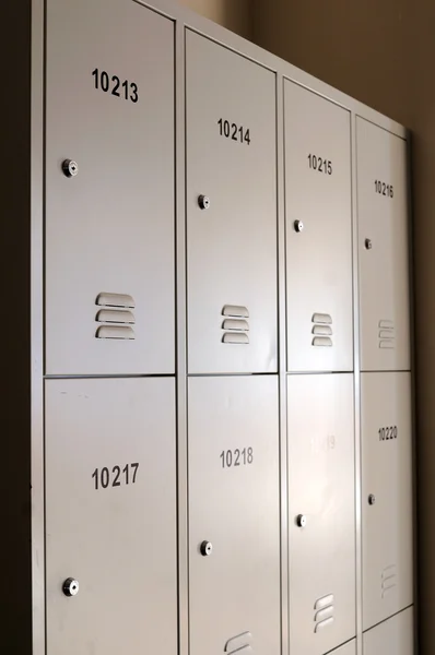 stock image Wall of lockers
