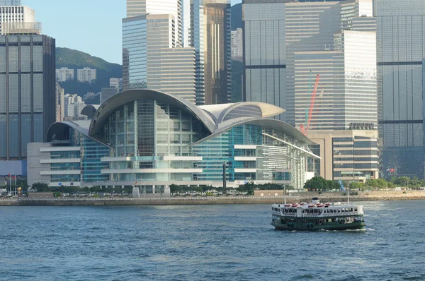 Гонконгский конгресс-выставочный центр — стоковое фото
